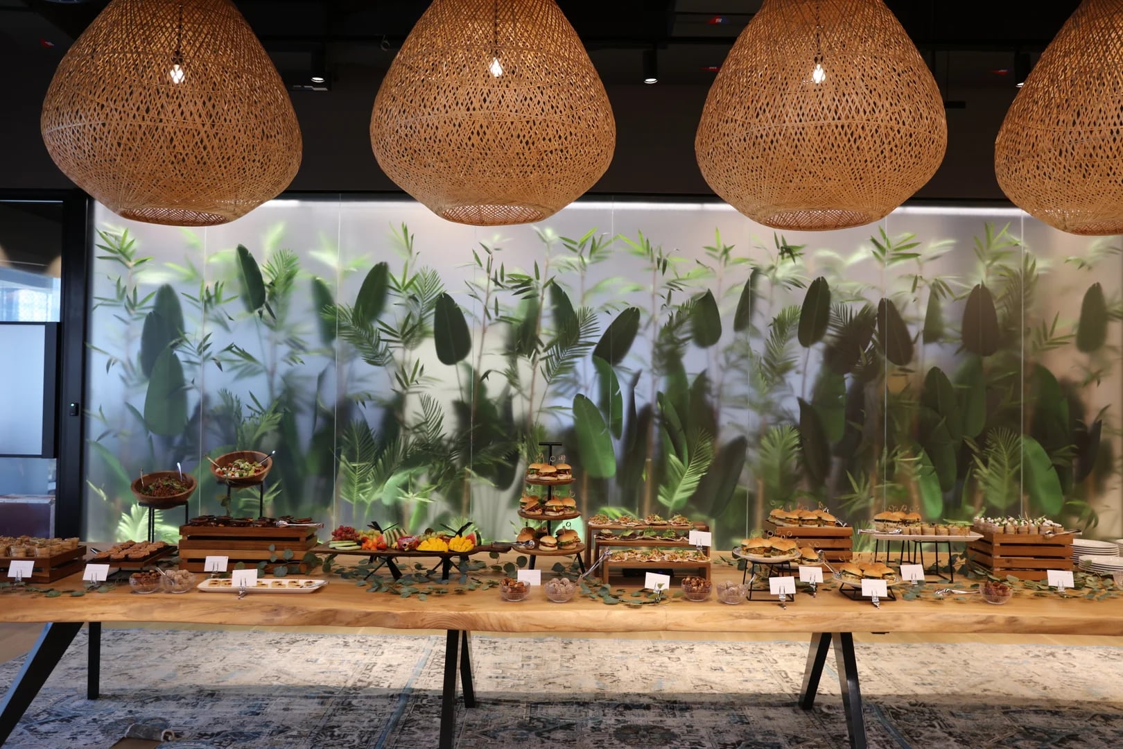 Elaborate food platter