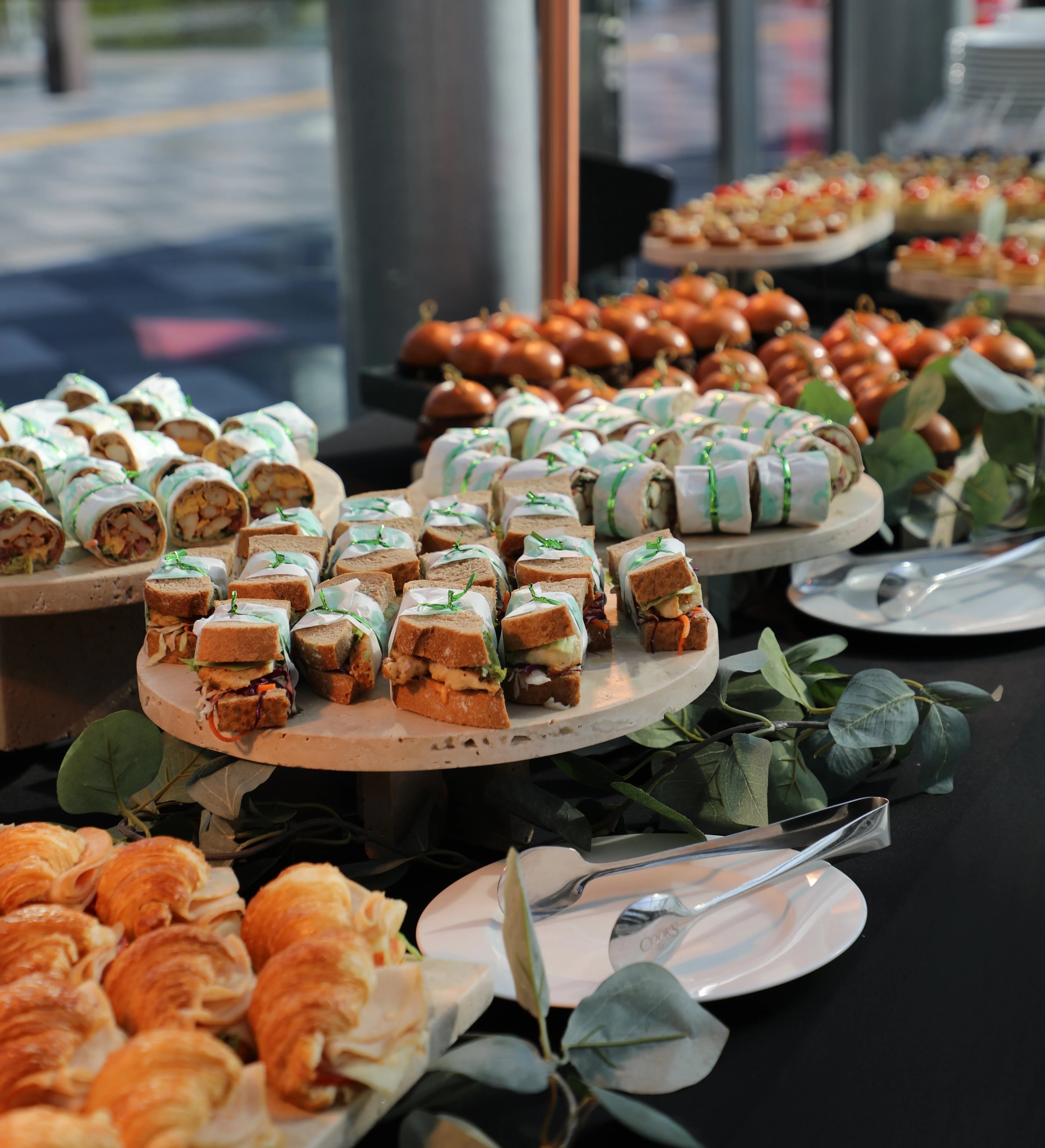 Event platters beautifully arranged for Dubai catering